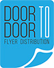Door To Door Flyer Delivery Logo